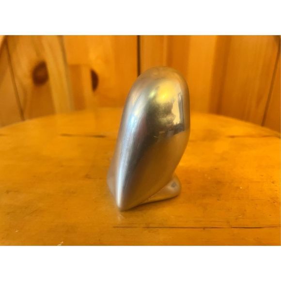 Vintage Hoselton Aluminum Sculptured Owl Signed Numbered 1691 made in Canada ￼ - Picture 3 of 6